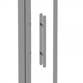 VÄGGPROFIL + HANDTAG TILL CAMARGUE SKÄRGÅRD KROM RUND DUSCH