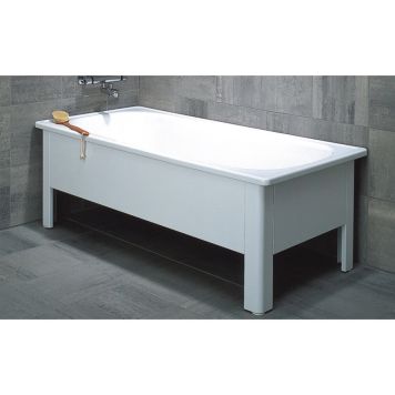 BADKAR MED HALVFRONT SVEDBERGS 140 CM VIT