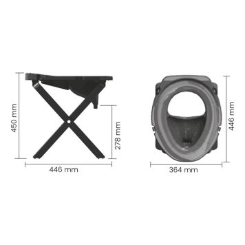 CAMPINGTOALETT SEPARETT 25 RESCUE CAMPING