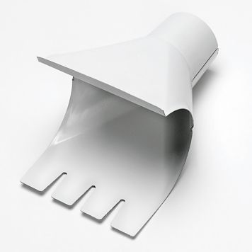 OMVIKNINGSKUPA ICOPAL VIT Ø125/Ø90MM STÅL