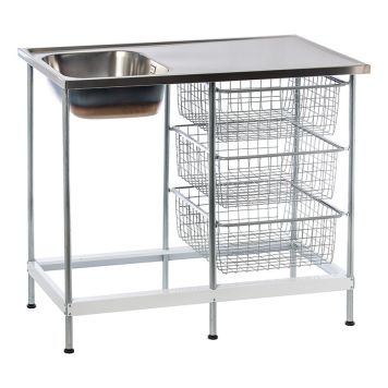 TVÄTTBÄNK NIMO TB 1000 O VÄNDBAR 100CM 