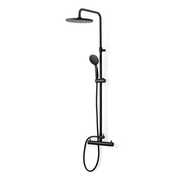 TAKDUSCHSET HABO MAGNOLIA SVART CC160