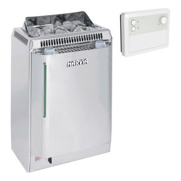 BASTUAGGREGAT HARVIA TOPCLASS COMBI KV80SE INKL. SENLOG