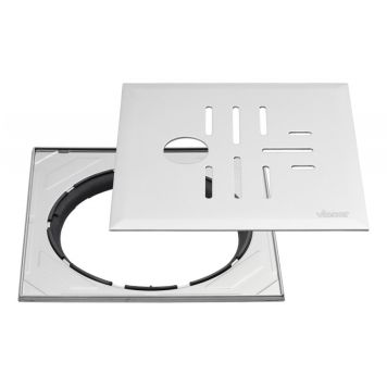 GOLVBRUNNSSIL VIESER CLASSIC Ø40MM 197X197MM ROSTFRI  