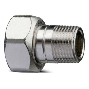 NIPPEL IMI RAK MED MUTTER FÖR TAPPVATTEN R15