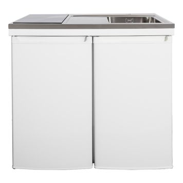 MINIKÖK INTRA CULINA HÖGER MED HÄLL VIT 100CM