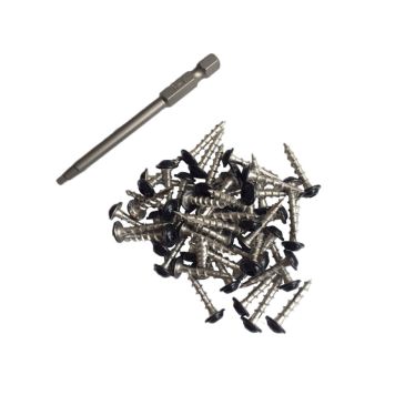 FÖNSTERBLECKSKRUV ICOPAL SVART 3,5X20MM 50ST/FRP