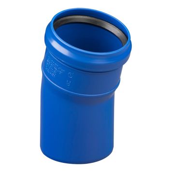 AVLOPPSBÖJ 15° Ø75MM SILENT EXTRA ISOLERAD