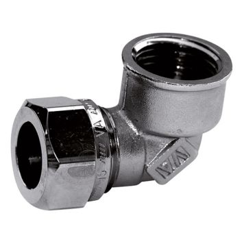 KLÄMRINGSKOPPLING VATETTE VINKEL KROM INVÄNDIG DY12XG1/2