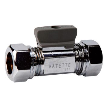 KULVENTIL VATETTE RAK DY12XDY10 KROM