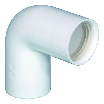 BÖJ PURUS INSTICK VIT 90° 40MM