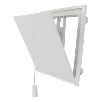 KLAFFVENTIL FLEXIT PLAST VIT 150X150 MM