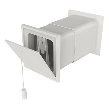 FRISKLUFTSVENTIL FLEXIT FV 50 VIT 100X100 MM