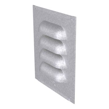 VENTILGALLER FLEXIT FLAT STÅL 100X100 MM