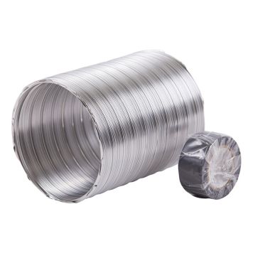 VÄGGENOMFÖRING FLEXIT ALUMINIUM Ø100 MM