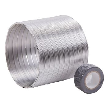 VÄGGENOMFÖRING FLEXIT ALUMINIUM Ø125 MM