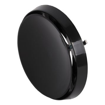 TILLUFTSVENTIL FLEXIT SVART Ø100 MM