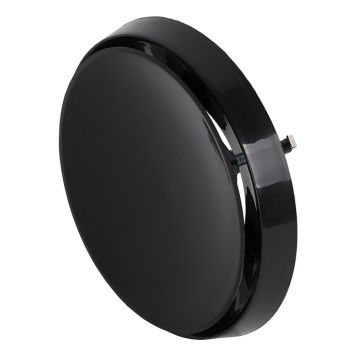 TILLUFTSVENTIL Ø125 SVART