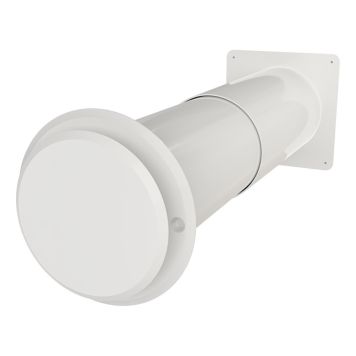 FRISKLUFTSVENTIL FLEXIT 80T VIT Ø80 MM