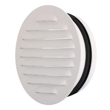 VENTILGALLER FLEXIT RUND VIT Ø100MM