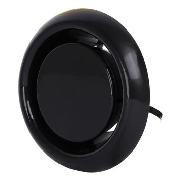 FRÅNLUFTSVENTIL FLEXIT SVART Ø125MM