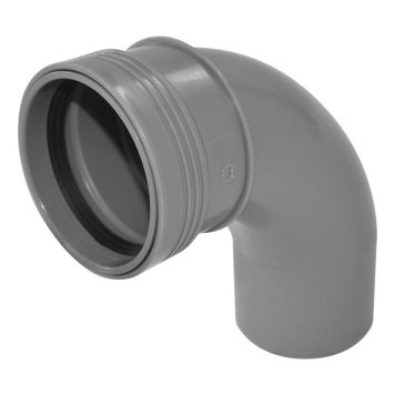 AVLOPPSBÖJ WAVIN WAFIX PP LÅNGBÖJ 88,5° 75 MM