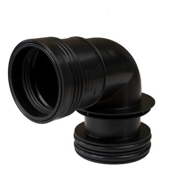 AVLOPPSBÖJ WAVIN WAFIX PP REDUKTIONSBÖJ 88,5° 75/50 MM