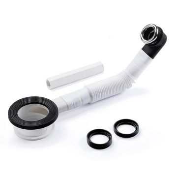 BRÄDDAVLOPP PURUS FÖR TVÄTTSTÄLL VIT 50MM