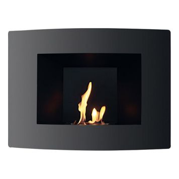 KAMIN TENDERFLAME WALL 180 VÄGGHÄNGD SVART