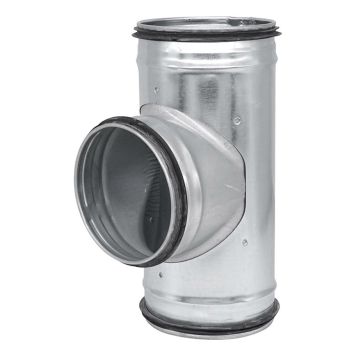 T-RÖR EUROPLAST 90° Ø125MM 