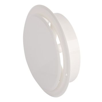 TALLRIKSVENTIL FLEXIT TVR PLAST VIT Ø100MM