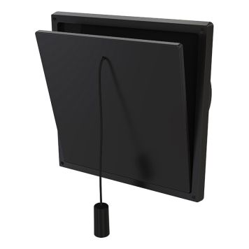 KLAFFVENTIL FLEXIT M STOS 125K SVART Ø100MM