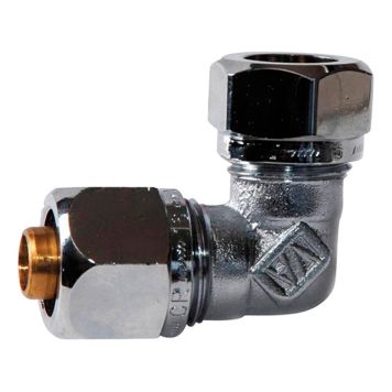 ÖVERGÅNG VATETTE VINKEL DY16XDY15 KROM