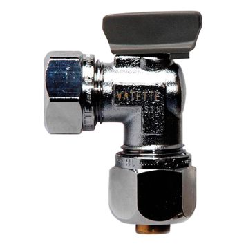 KULVENTIL VATETTE VINKEL ÖVERGÅNG DY15XDY10 KROM