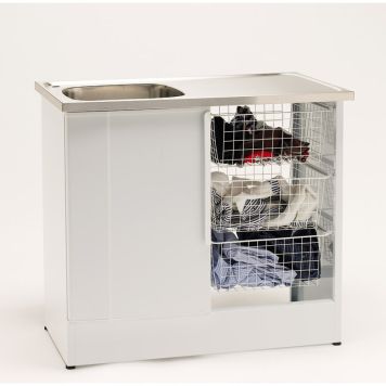 TVÄTTBÄNK NIMO NB 1000 TMS VÄNSTER VIT 1 M