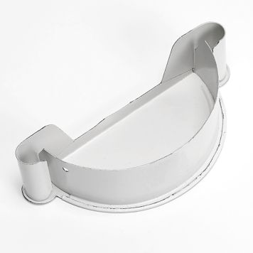 RÄNNGAVEL UNIVERSAL ICOPAL VIT Ø125MM STÅL