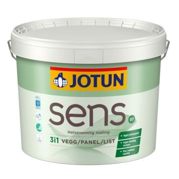 VÄGGFÄRG JOTUN SENS 3I1 VÄGG/PANEL/LIST MATT BRYTBAS 9L