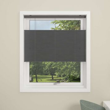 PLISSÉGARDIN TOUCH SPLIT 80X160 GRÅ