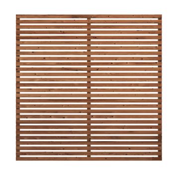 VINDSKYDD PLUS TOKYO THERMOWOOD 180X180CM BRUN