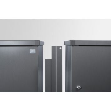 ANSLUTNINGSELEMENT BIOHORT ALEX METALLIC MÖRKGRÅ 3-PACK