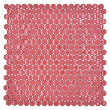 MOSAIK HEXAGON ENA MIX RED  29X29,5X0,6CM PRIS PER ARK