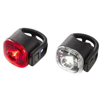 CYKELLAMPA RAWLINK SET MED FÄSTE MED BATTERI