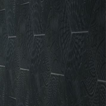 KLINKER HEXAGON GAUDI SVART 25X22CM