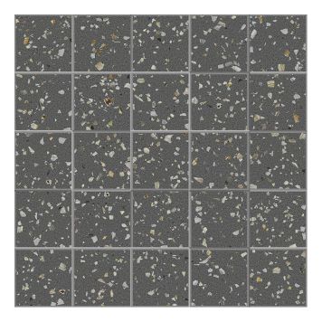 MOSAIK SHELLSTONE GRAPHITE 5X5CM 0,44M²