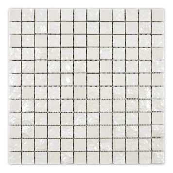 MOSAIK NIPPON SQUARE BLANK VIT 2.5X2.5 CM