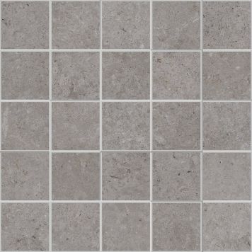 MOSAIK ÖLAND MÖRKGRÅ 5X5CM 0,44M²/KRT