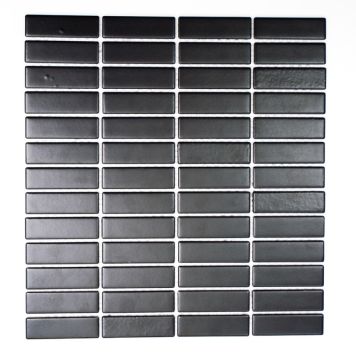 MOSAIK SVART 7.2X2.2CM 0.95M²/KRT