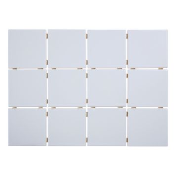 KAKEL UNITECH VIT MATT 10X10CM 1M²/KRT