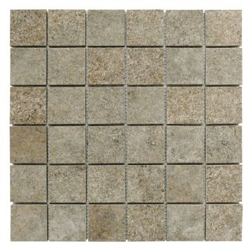 MOSAIK PETRA BRUN 5X5CM 1M²/KRT