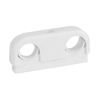 RÖRKLAMMER PURUS DUBBEL CC60 12-22MM VIT 2ST/FRP